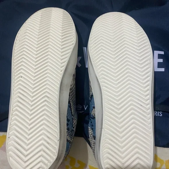 Zadig & Voltaire Blue Python Sneakers - Picture 6 of 7